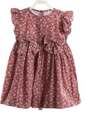 Bella Bliss Pretty Floral Dress With Bows NWT SZ 4T 4
